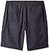 Lee Men's Big & Tall Performance Cargo Short, Black Slub, 44