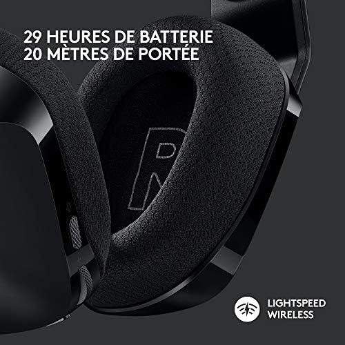 G733 Casque Gamer Sans Fil LIGHTSPEED avec Bandeau de Suspension