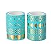 Agutape Foil Gold Washi Tape for Notebook Decoration DIY Gift Set of 8