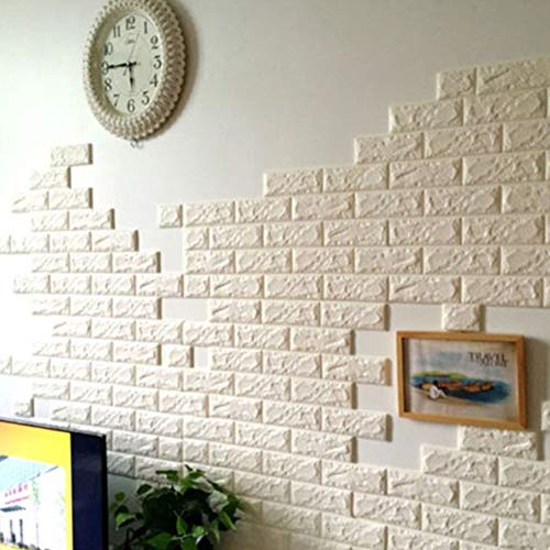 PinShang 3D Waterproof Brick Grain Self-Adhesive Heat Insulation Sound Absorbing Foam Wall Sticker Emerald