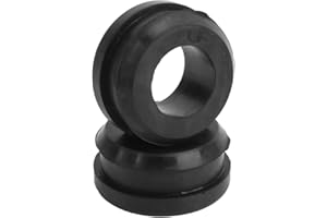 PCV Valve Grommet, 2PCS Rubber Valve Cover Breather Grommets Replacement for SBC SBF 350 A96 Engine, 3/4in ID - 1.25in OD, 1i