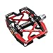 MZYRH Mountain Bike Pedals, Ultra Strong Colorful CNC Machined 9/16