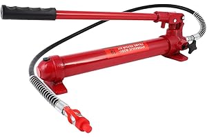 10 Ton Hydraulic Floor Jack Handle Hand Pump Ram Replacement Car Auto Body Frame Repair Tools with Long Handle for Maintenance of Cars, Trucks, Farms, and Heavy Equipment 22000 lb Red ANPART