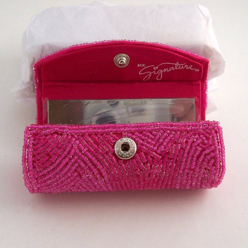 Mary Kay Pink Beaded Lipstick Case / Mirror Beauty Store