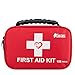 First aid kit,All-Purpose aid kit and Compact Emergency kit First aid for Office,aid Kit Medical for Outdoors,Hiking First aid kit and Camping Emergency kit (Red)