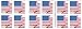 USPS U.S. Flag Forever Stamps - Booklet of 20 - 2018 Version