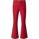 70SFUSION Men's Relaxed Fit Vintage Jeans, Classic 70s Style Bell Bottom Denim Pants