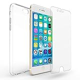 Yousave Accessories Ultra Slim iPhone 6s / 6 Clear Case & Tempered Glass Screen Protector Set - Transparent