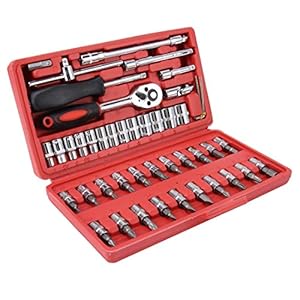 Hanks’ winkel Moersleutel Combinatie Gereedschapsleutel Set 46 In 1 Auto Reparatie Tool Socket Sets