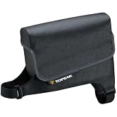 Topeak Tri DryBag Waterproof Top Tube Bike Bag, Padded, Sonic-Welded | Snacks and Phone Within Reach | Built for Triathlon and Long Road Rides | Stays Dry in Downpours