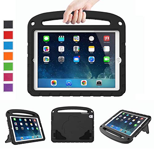 LTROP Kids Case for iPad Mini 1 2 3 4 5 - Light Weight Shock Proof Handle Friendly Convertible Stand Kids Case for iPad Mini, Mini 5 (2019), Mini 4, iPad Mini 3rd Generation, Mini 2 Tablet - Black