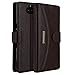 LOKAKA Leather Wallet Phone Case for Sony Xperia 10 Plus, Folding Flip Cases Protective Cover Strong Magnetic Closure Protector with Card Slots Kickstand (Brown, 6.5
