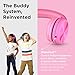 LilGadgets Connect+Wired Kids Headphones for School with Microphone, Volume Limiting & Noise Reduction Over-Ear Headset with Cord, SharePort Technology & SoftTouch Padding, Pink - Kid Headphones