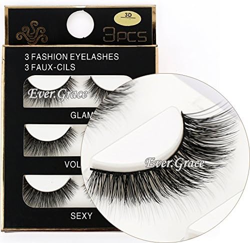 3 Pairs Makeup Handmade Pretty Long Thick Cross 3D False Eyelashes Eye Lashes