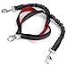 Pet Dog Double Leashes with Two Padded Handles - No Tangle Dog Leash Coupler, Comfortable Shock Absorbing Reflective Bungee Lead for Nighttime Safety, Dual Dog Training Leash for Medium & Large Dogs