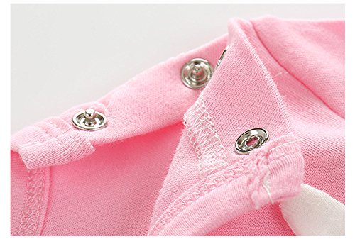 Monvecle Unisex-Baby 2 Pack Cotton Coverall Bodysuit One Piece Jumpsuit Romper Cute Cat 12-18m