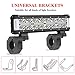 SWATOW INDUSTRIES LED Light Bar Mounting Brackets Horizontal Bar Clamp 1