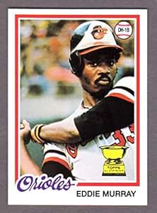 Eddie Murray 1978 Topps Rookie Reprint Card (Orioles) at Amazon's Sports Collectibles Store