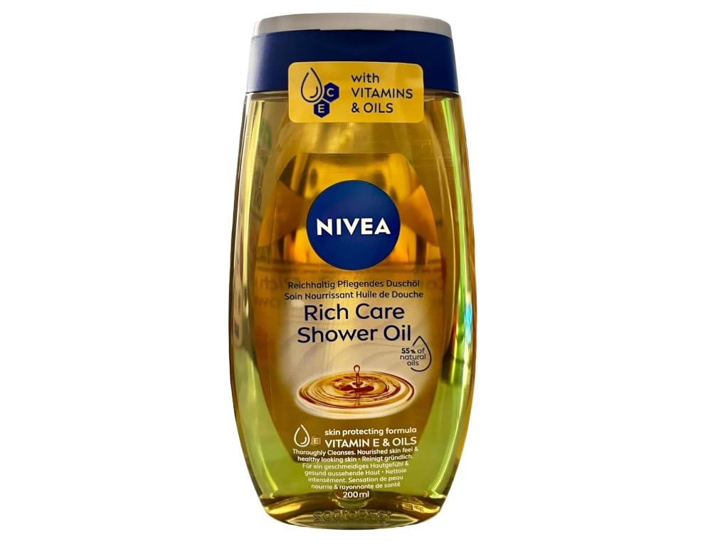 NIVEA doccia schiuma natural oil 200 ml