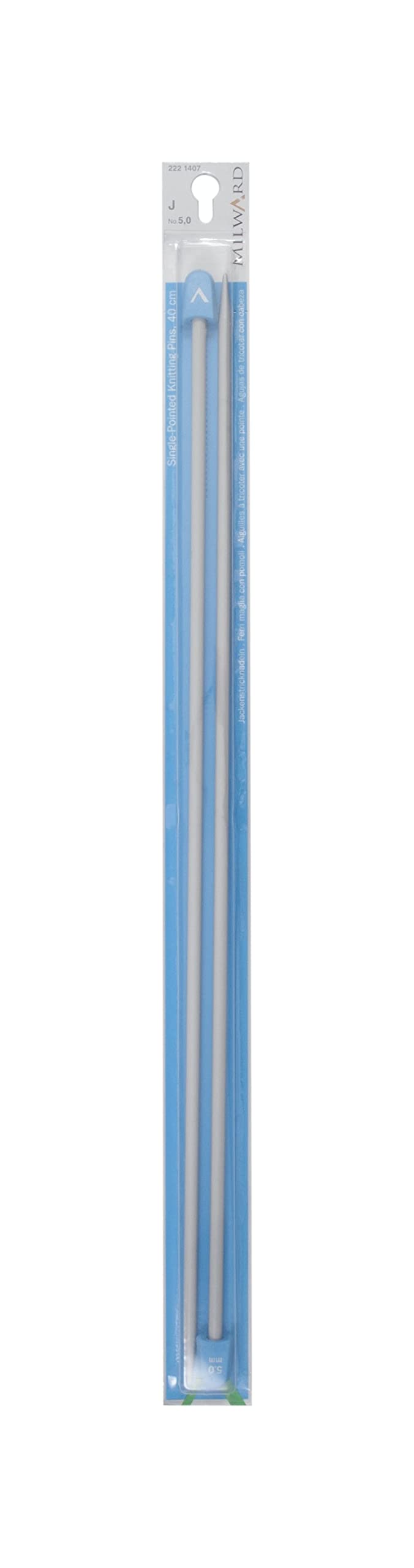 Single Point Knitting Needles, 40cm, 5.0mm