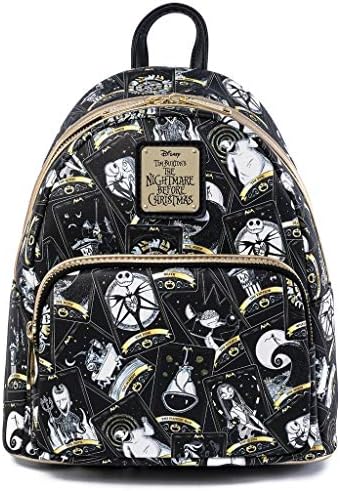 Amazon.com: Loungefly Disney The Nightmare Before Christmas Glow-In-The-Dark  Mini Backpack : Clothing, Shoes & Jewelry
