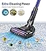 DEENKEE Cordless Vacuum Cleaner, 200W Brushless Motor with 17Kpa Powerful Suction & LED Brush,HEPA Filtration for Car Cleaning and Carpet Hard Floor Pet Hair Dust Cleaning