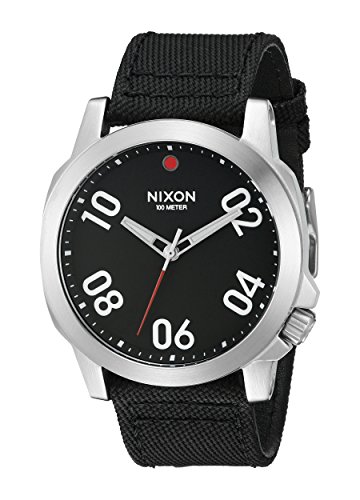 Nixon A514008 Ranger 45 Nylon Black / Red Men's Watch