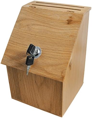 My Charity Boxes Vorschlags- & Spendenbox mit Schloss und 2 Schlüsseln ...