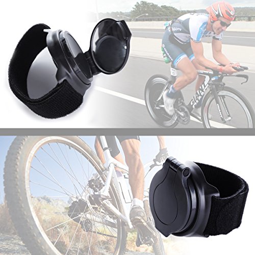 Bicycle Rear View Mirror Wrist,JOOKKI Wrist Band Bike Rear View Mirror 360 Degree Adjustable Cycling mirrors for Cyclists