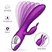 Aster Vibrator for Women Powerful Wangd Massager Vibrating Rabbit Massager Dual Motor with 10 Vibrations