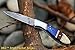 DKC Knives Sale (28 6/18) DKC-58-LJ-CL-DS Little Jay Classic Damascus Folding Pocket Knife Bone Handle 4