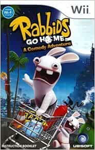 Rabbids Go Home Wii Instruction Booklet (Nintendo Wii Manual ONLY