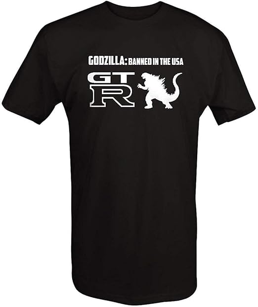 DAU Nissan GTR Skyline Godzilla Banned USA Racing T Shirt: Amazon.de