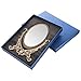 LeJu Vanity Mirror, Ellipse Two-sided Rotatable Bronze Vintage Vanity Mirror