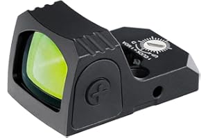 ohhunt Red Dot Sight 3 MOA Reflex Sight Scope for RMR Footprint 20mm Picatiinny with 5 Brightness Settings