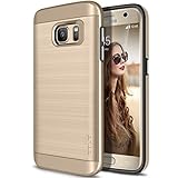 Galaxy S7 Case, OBLIQ [Slim Meta][Champagne Gold] Slim Fit Premium Dual Layer Protection Case with Metallic Brush Finish Back with Shock Absorbing TPU Inner Layer for Samsung Galaxy S7