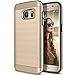Obliq Slim Meta Dual Layer Protection Case with Shock Absorbing TPU Inner Layer for Samsung Galaxy S7 - Champagne Gold