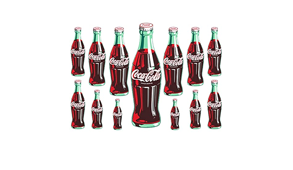 Retro Planet Coca-Cola 13 botellas de contorno verde vinilo ...