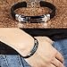 JINGCI Stainless Steel Bracelet for boys and men (2 PCS)