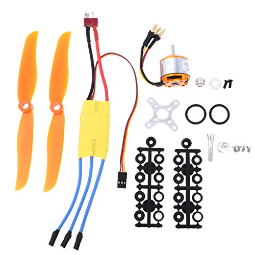 sharprepublic Set A2212 2200kv Outrunner Brushless Motor + 30A ESC Drehzahlregelung für RC Flugzeug Multicopter… – Bild 4