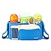 Baby Stroller Organizer and Diaper Bag by Deluxer Features Adjustable Universal Fit, 2 Bottle Holders