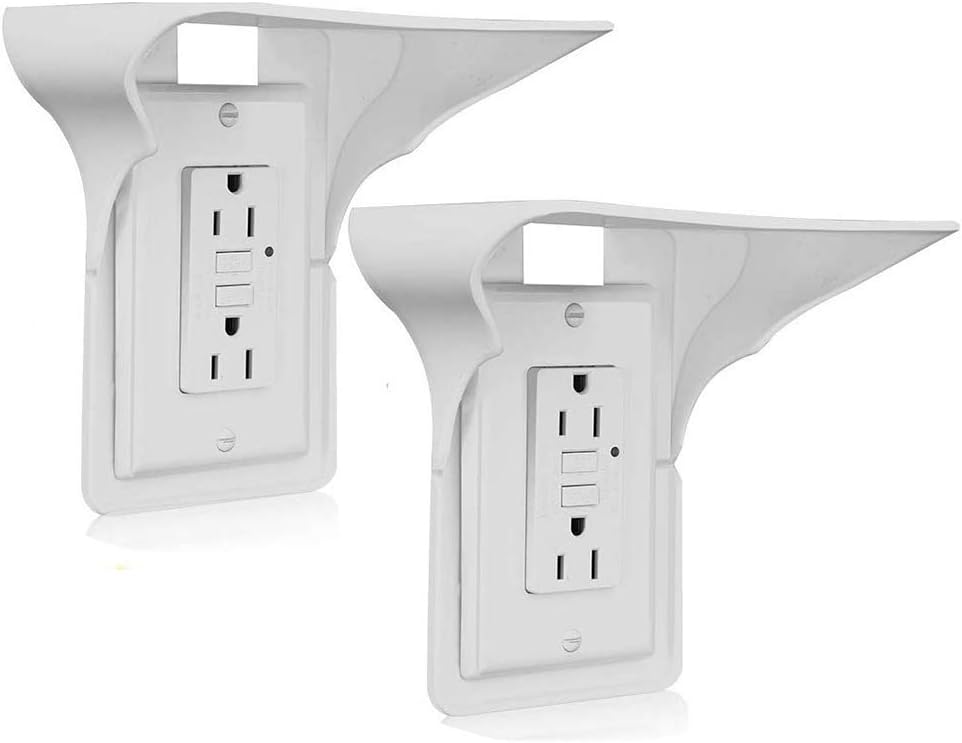 BLagenertJ Wall Mounted Outlet Shelf Socket Perch Phone