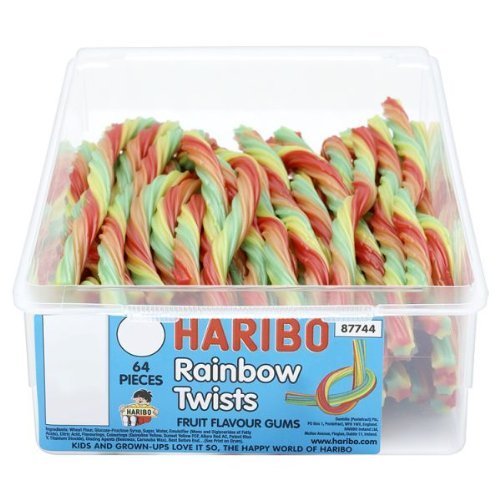 Haribo Rainbow Twists Gummy Sweets by Haribo Grocery