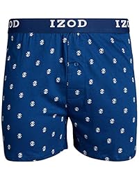 IZOD - Calzoncillos de punto de algodón para hombre, 4 unidades