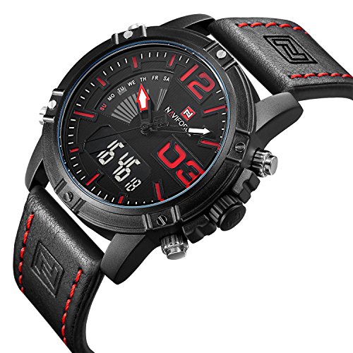 Tamlee fashion sport men s digital analog watches with …