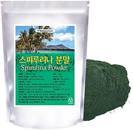 [Jeongwoodang]Hawaiian Spirulina Powder 10.6oz/Helpful for Digestion/Source of Protein/95% Absorbing Rate/Super Food/스피룰리나/螺旋藻 Sold by Stylebang