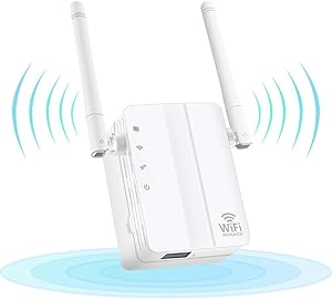 WiFi Range Extender, WiFi Repeater Wireless Signal Booster, 2.4 GHz WiFi Extender with 1 RJ45 Ethernet Port, Extends WiFi Coverage to Home Devices, 1PC