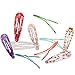 SunWen 40 pcs New Design Snap Hair Clips 20 Pairs 2 Inch No Slip Metal Hair Clip Barrettes Accessories for Toddlers Girls Kids Women