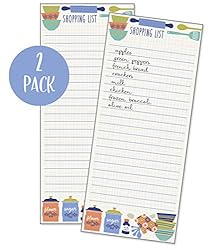 Set of 2- Kitchen Design List Pad, Fridge