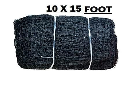 easyshoppingbazaar Nylon Anti Bird Protection Net with Strong Strings (Black)